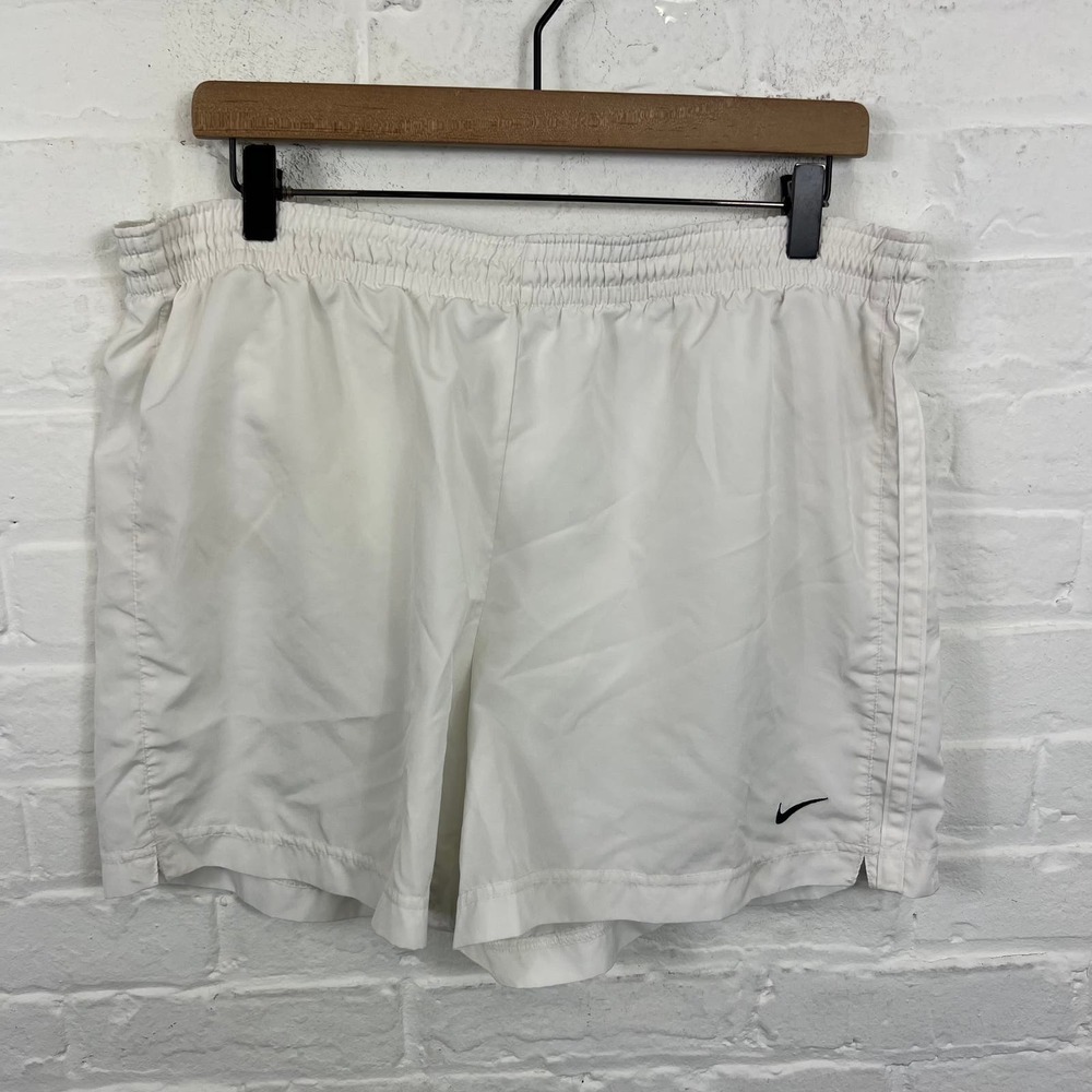 Nike Women's High Waist Shorts - White